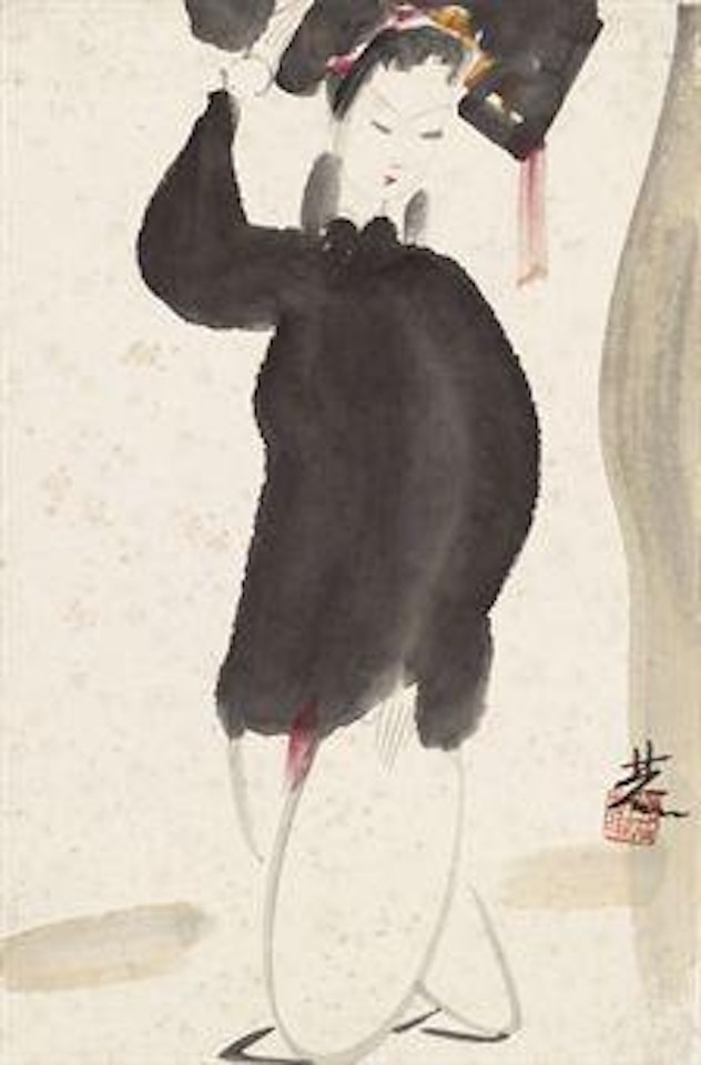 Lady by Lin Fengmian