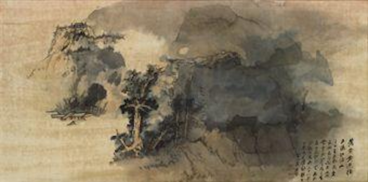 Misty Sunset by Zhang Daqian