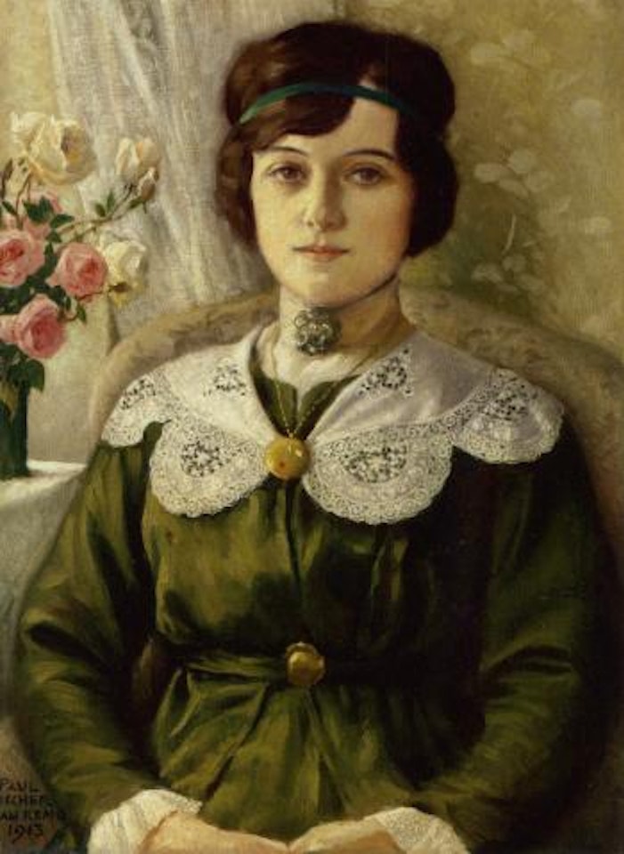 The artist's wife Musse by Paul Fischer
