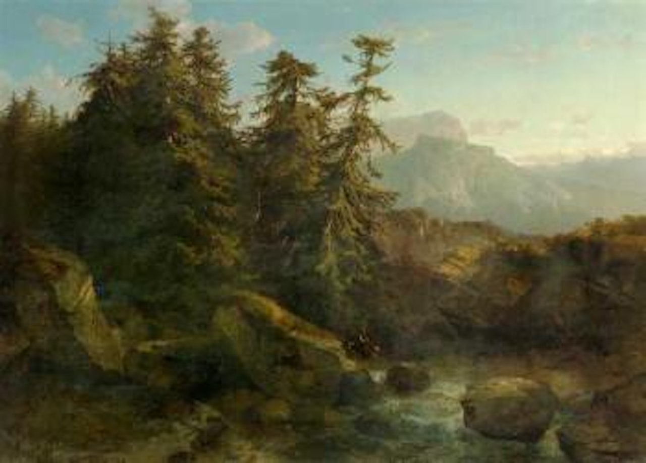 Gebirgslandschaft by Alexandre Calame