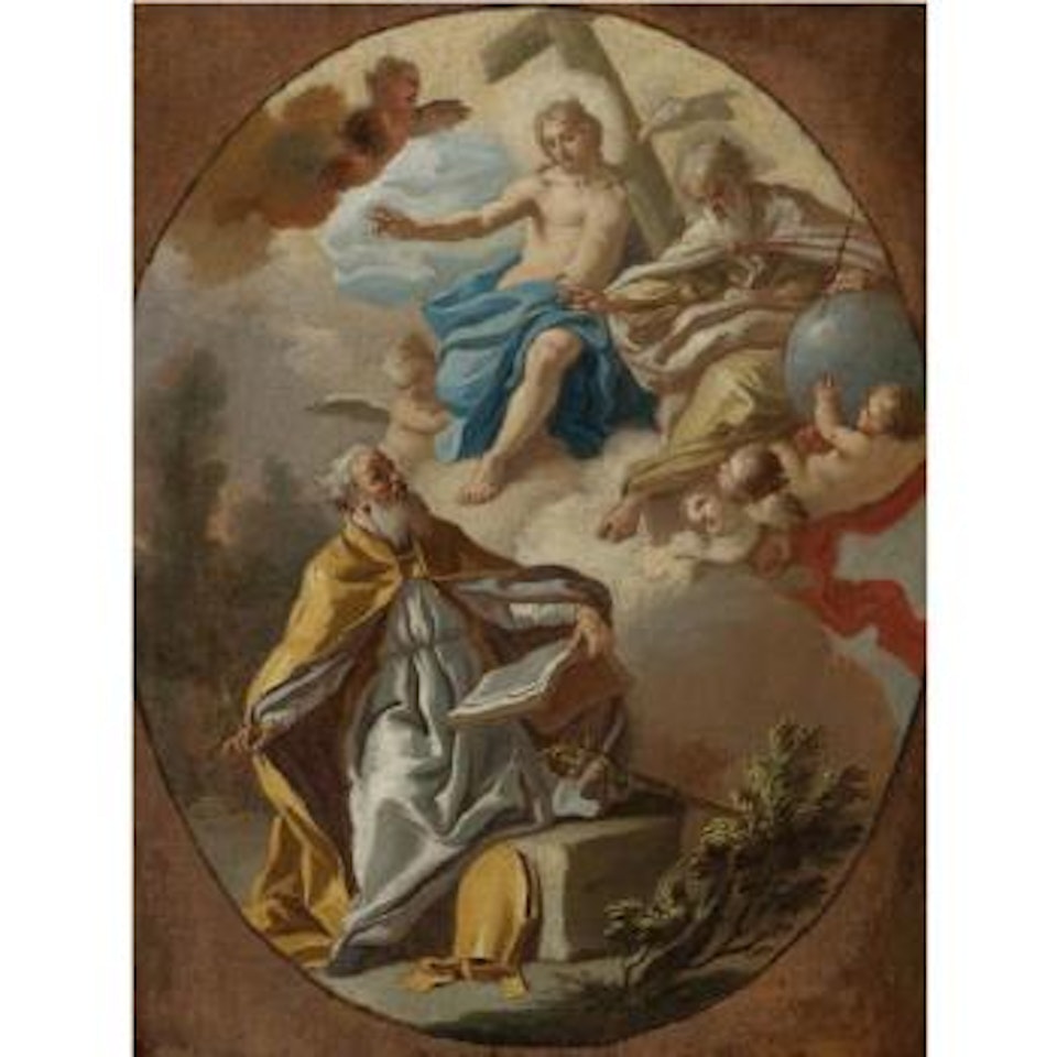 The vision of St. Augustine by Francesco de Mura