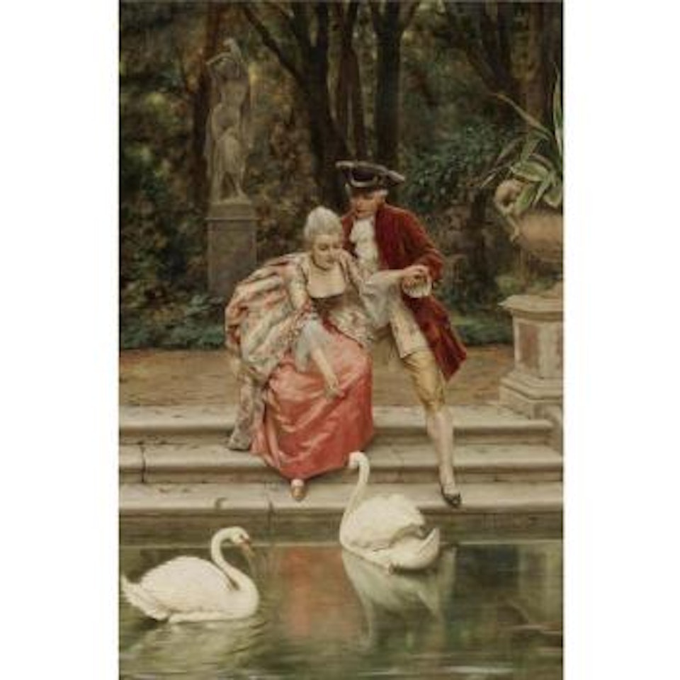 Feeding the swans by Frédéric Soulacroix