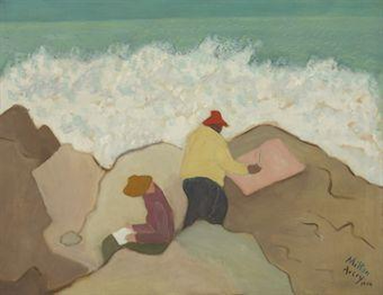Sketching by the Sea by Milton Avery