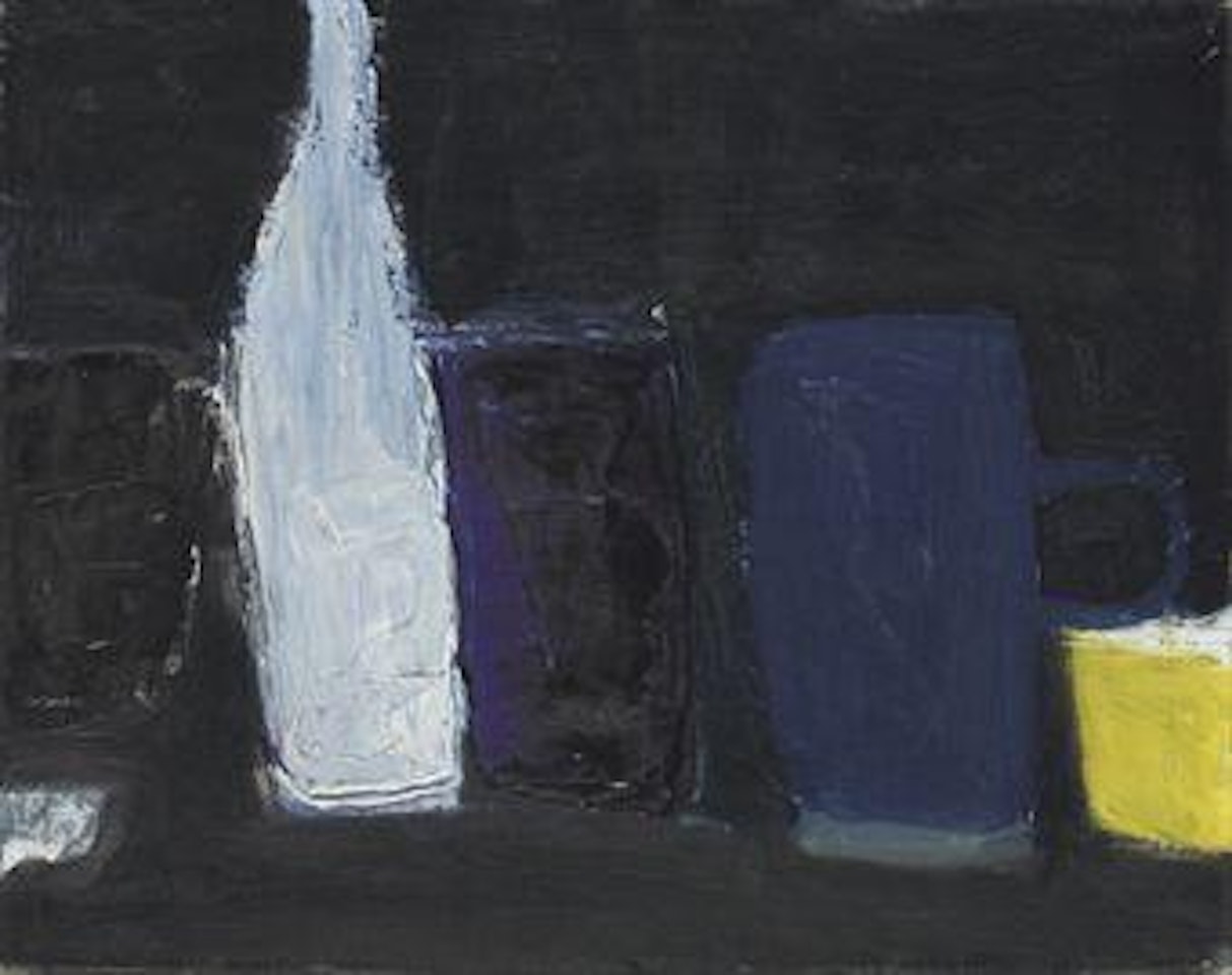 Blue Mugs by William Scott