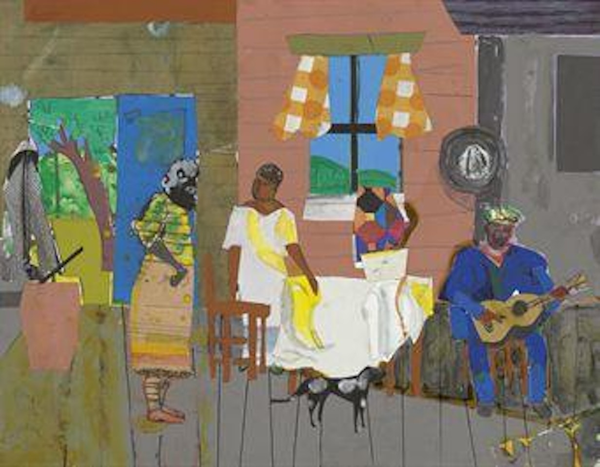 Morning Guitar by Romare Bearden