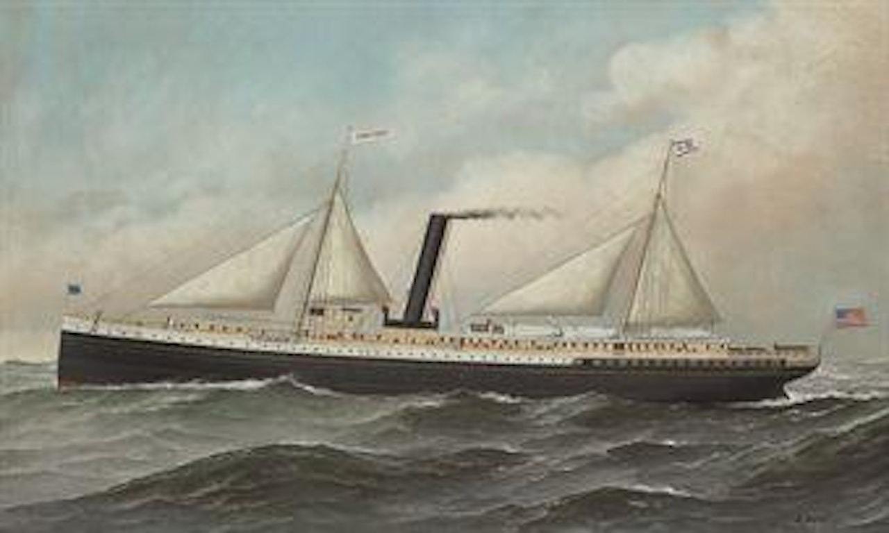 The SS Yorktown by Antonio Jacobsen