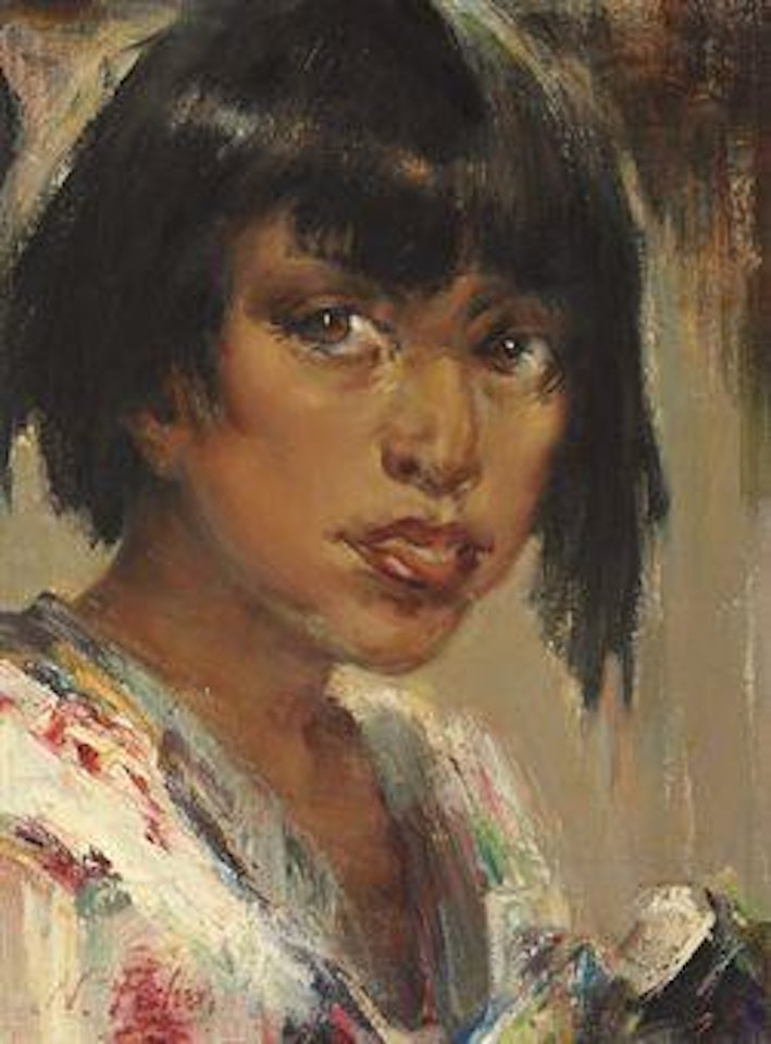 Portrait of an Indian Youth by Nicolai Fechin