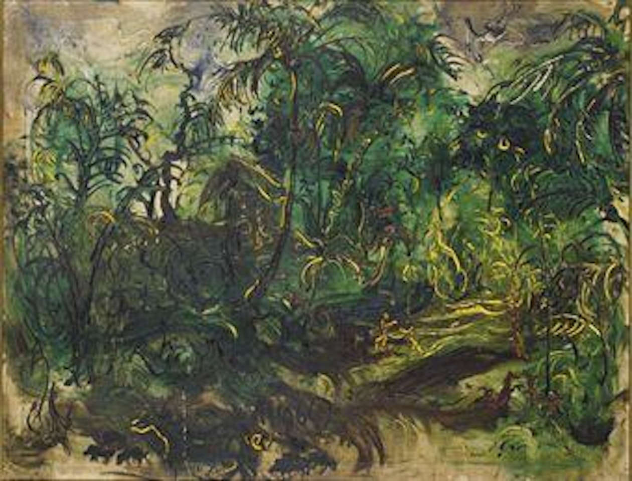 Village in Bali by Affandi