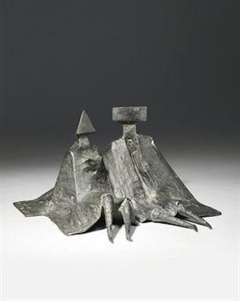 Sitting Couple In Robes III by Lynn Chadwick