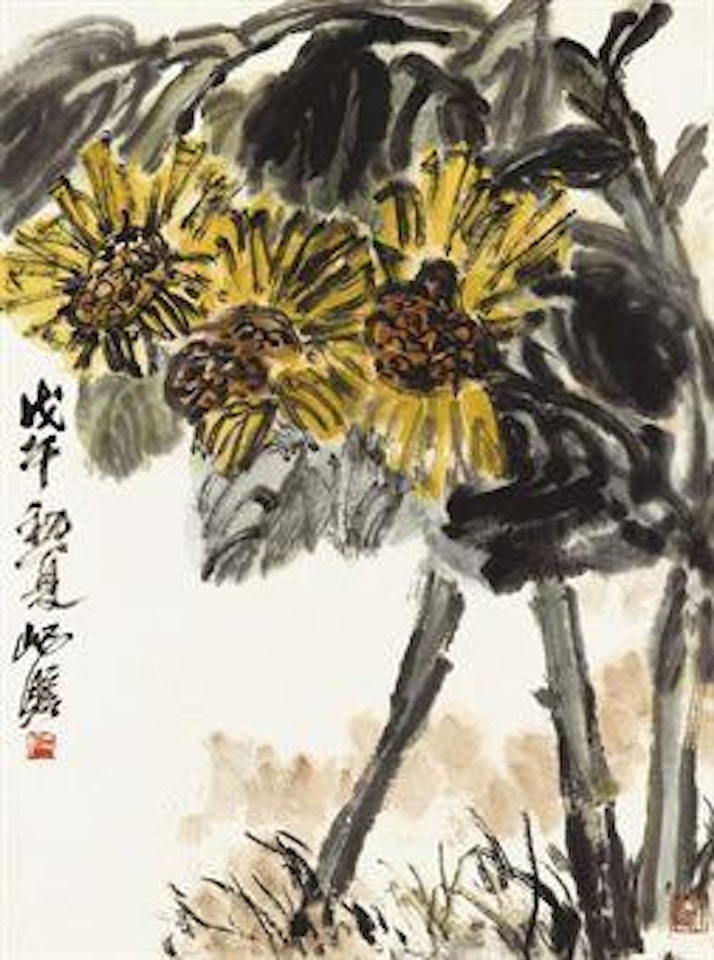 Sunflowers by Zhu Qizhan