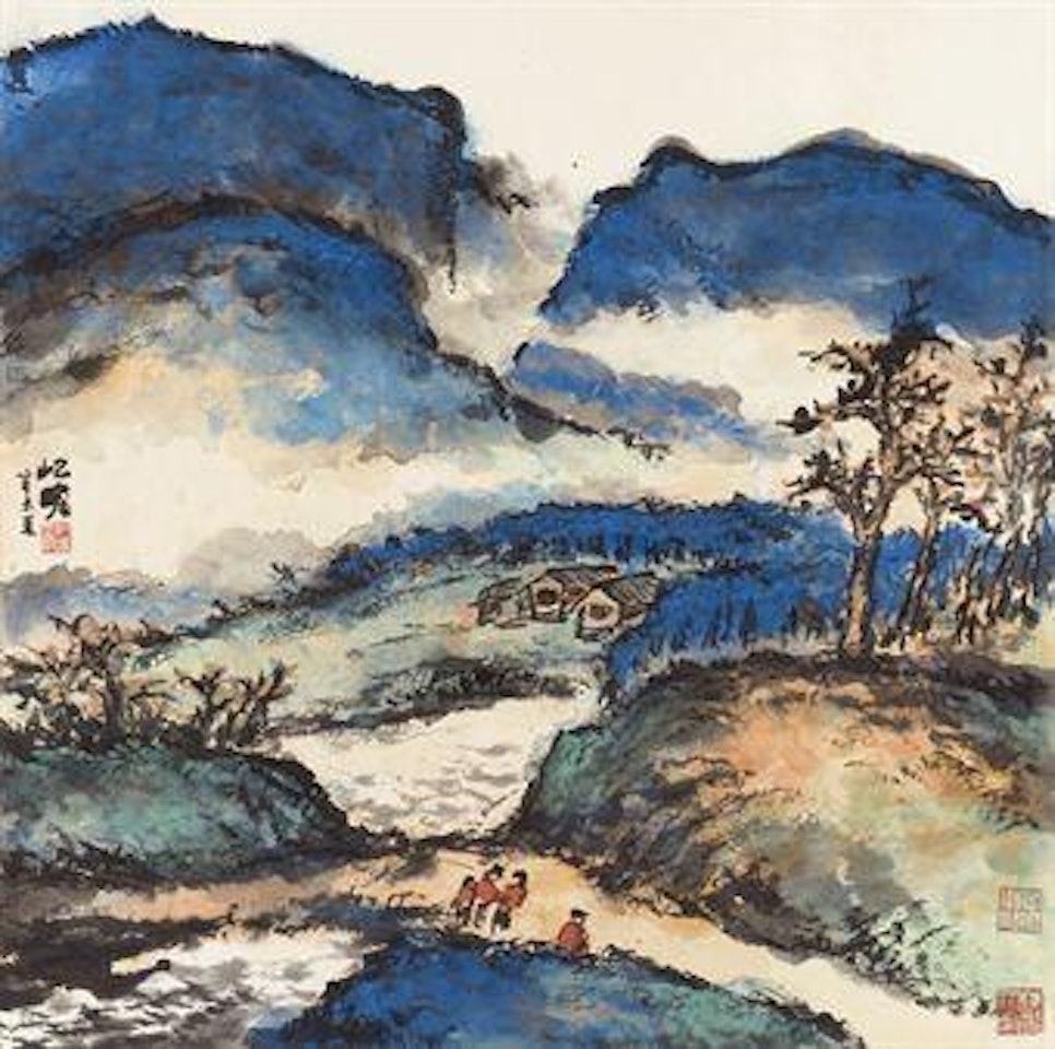 Country Road by Zhu Qizhan