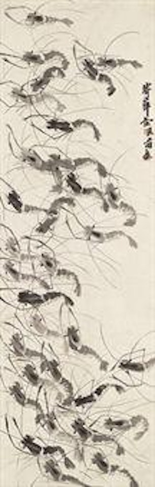 Shrimps by Qi Baishi