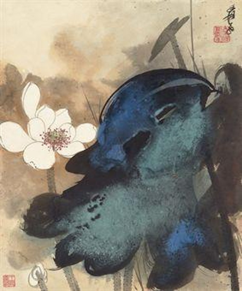 Lotus by Zhang Daqian