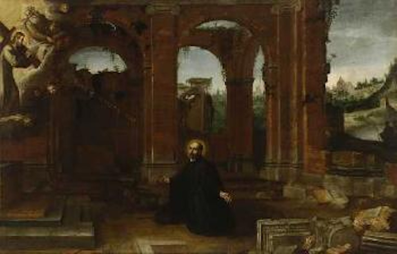 Die Vision von La Storta by Roman School