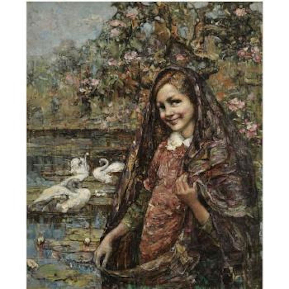 The Lily Pond by Edward Atkinson Hornel