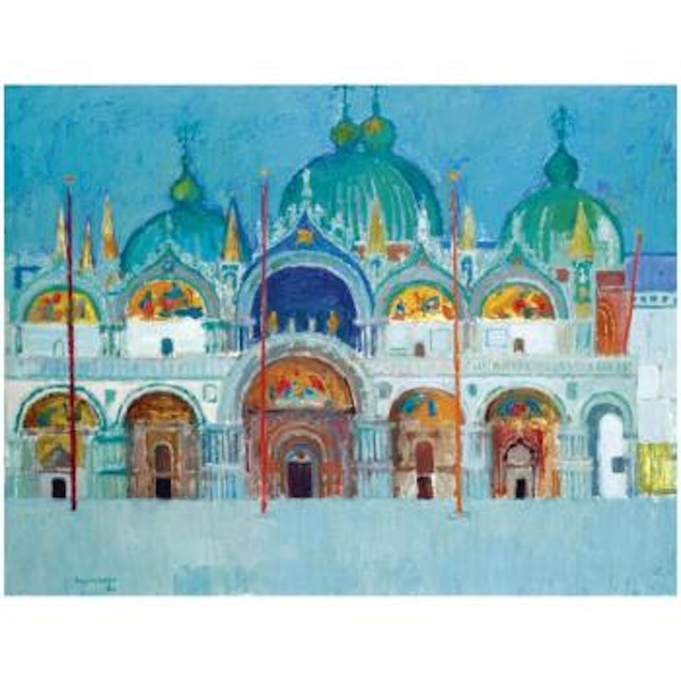 Basilica, Piazza San Marco by Alberto Morrocco