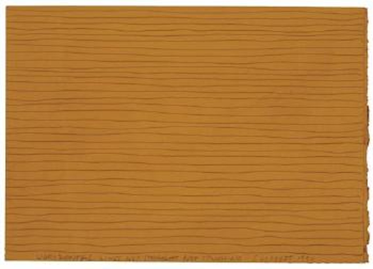 Horizontal Lines Not Straight Not Touching by Sol LeWitt