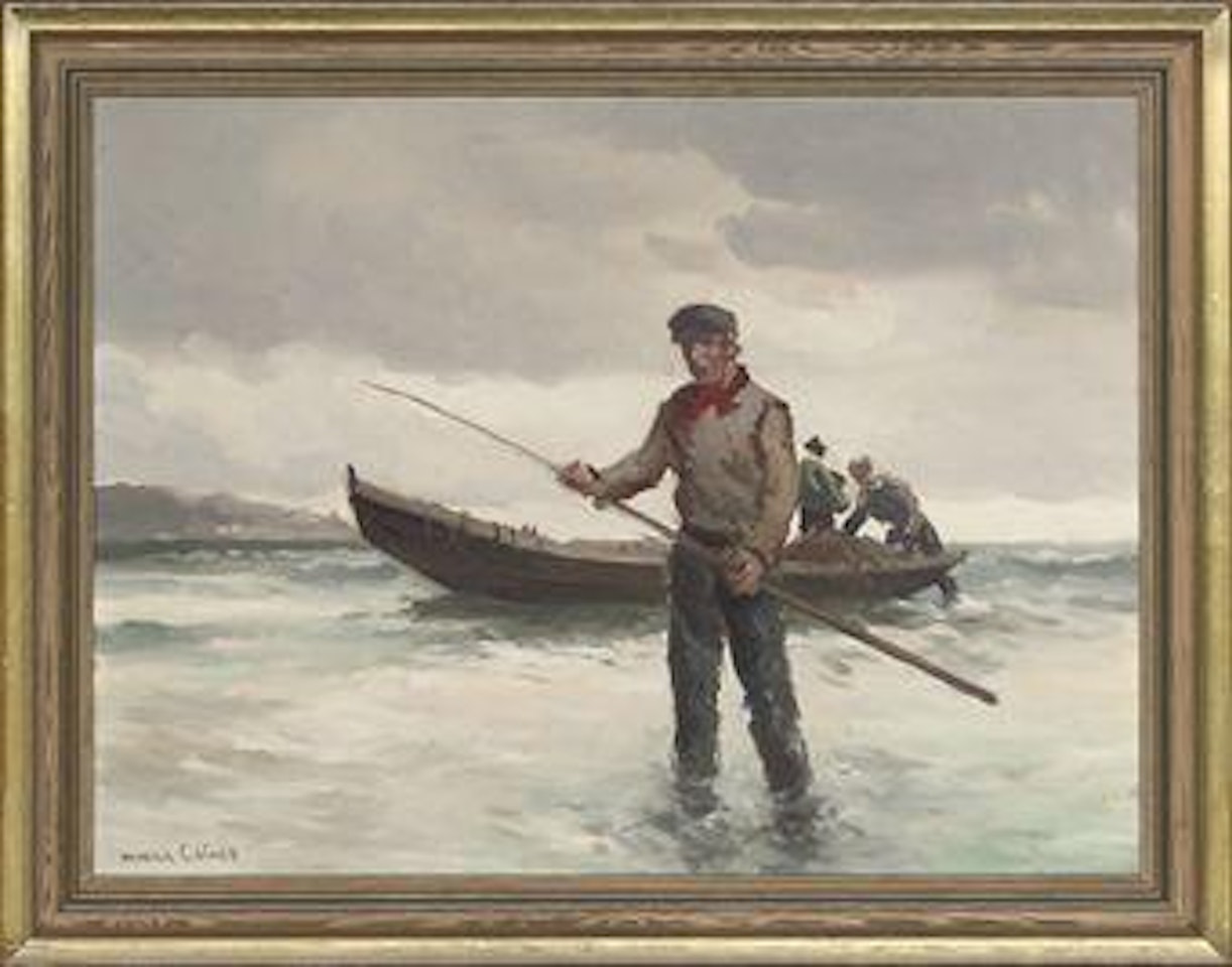 Galway fishermen by Maurice Canning Wilks