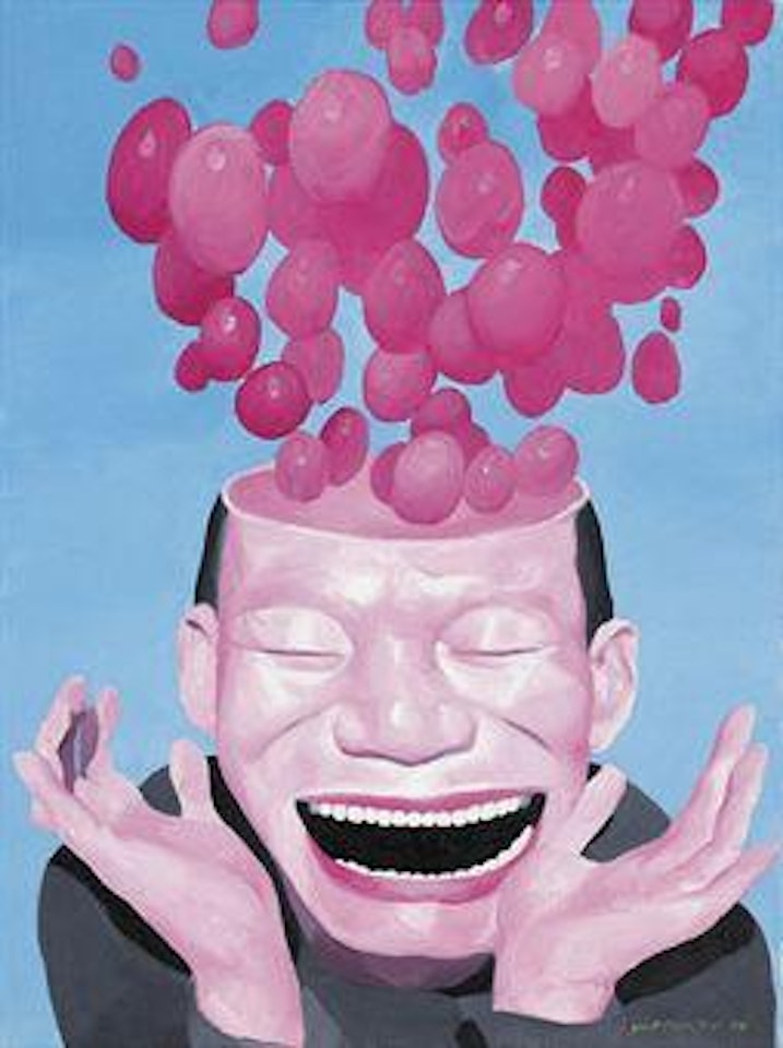 Red No. 1 by Yue Minjun