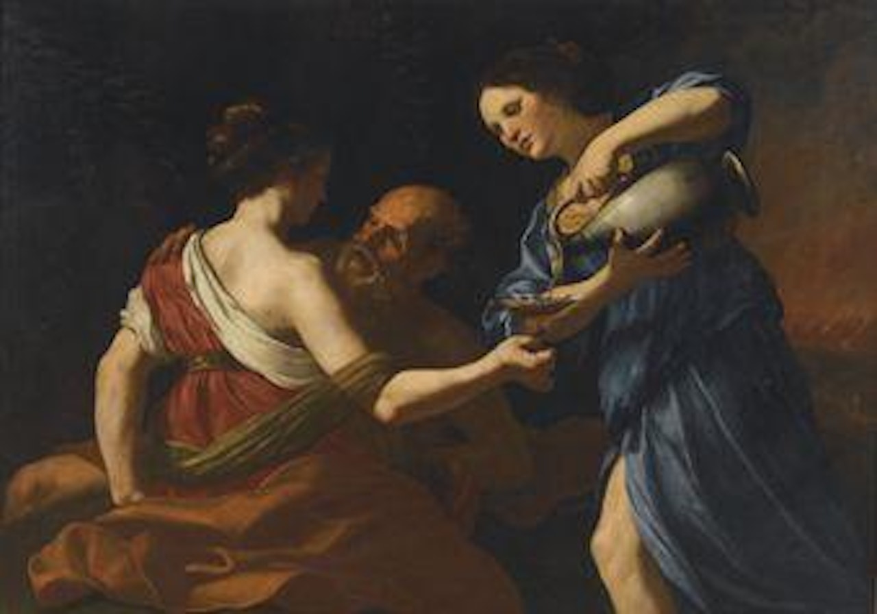 Loth e le figlie by Simon Vouet
