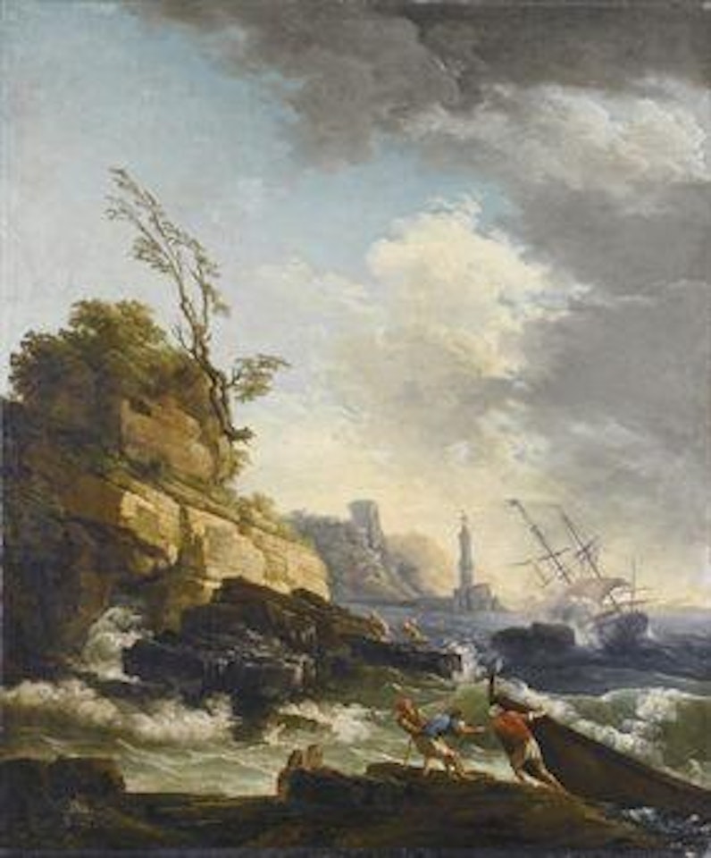 Marina con scena di naufragio by Claude Joseph Vernet