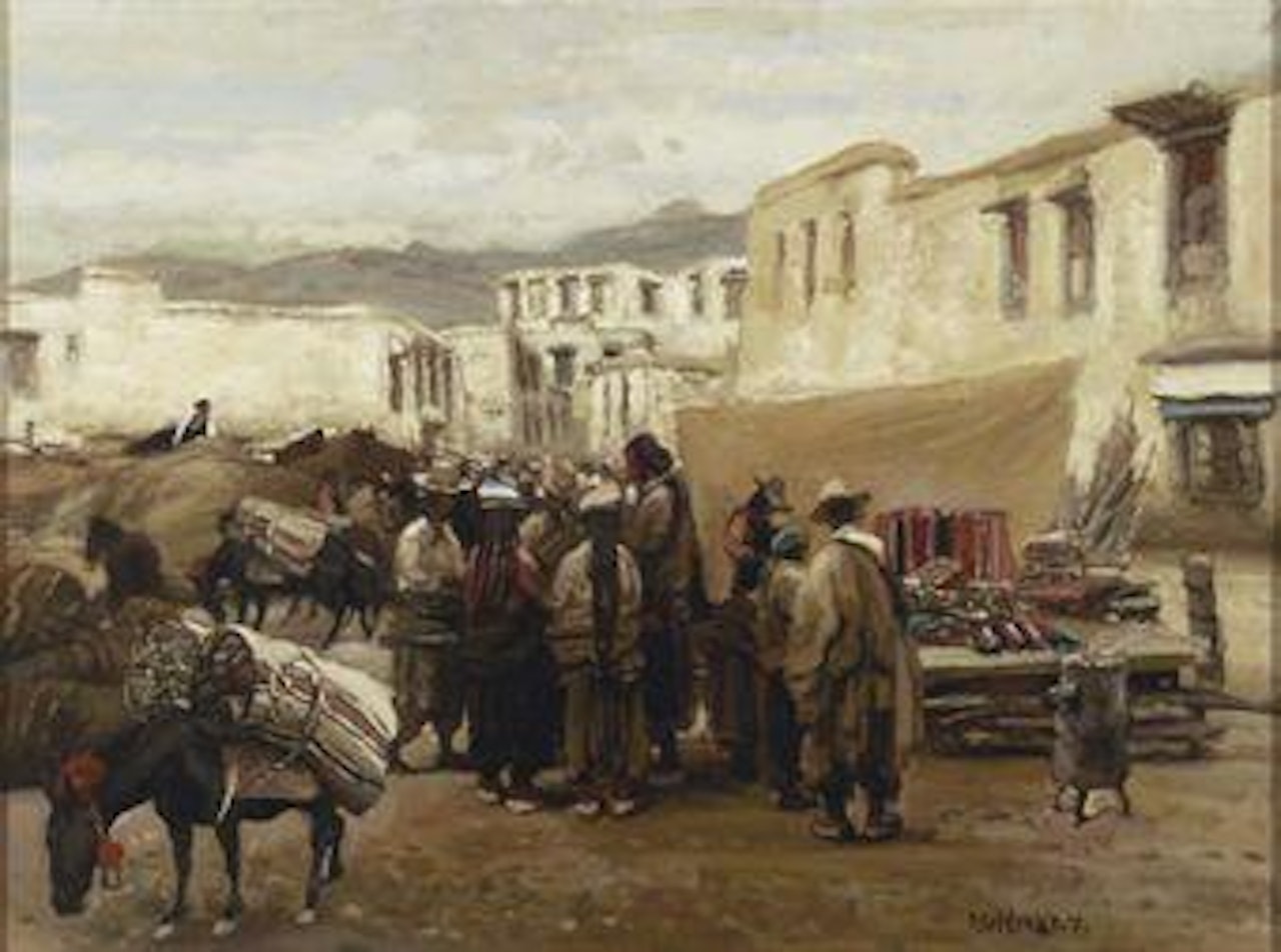 Lhasa Market by Chen Danqing