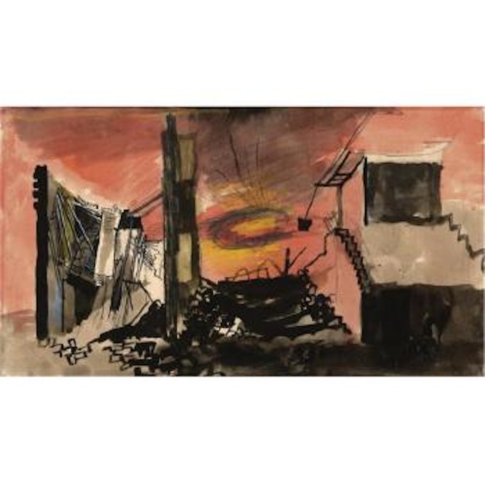 Devastation: East End, Bombed Houses by Graham Sutherland