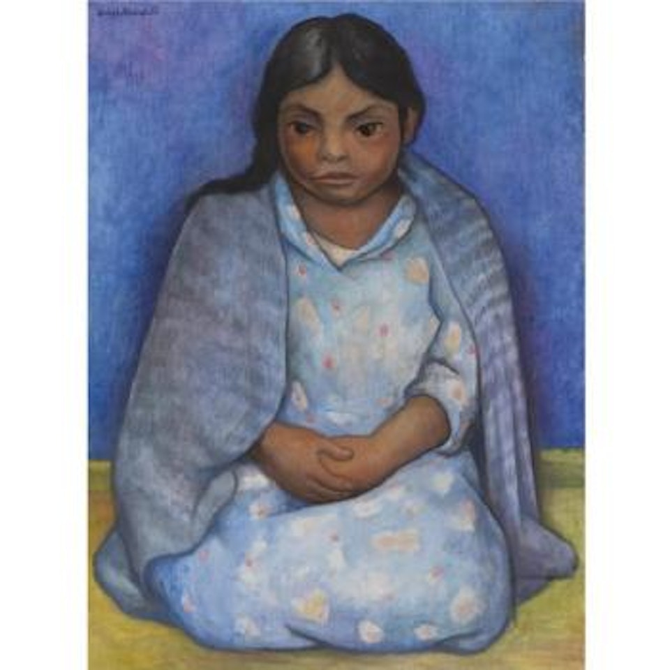 Niña Con Rebozo by Diego Rivera