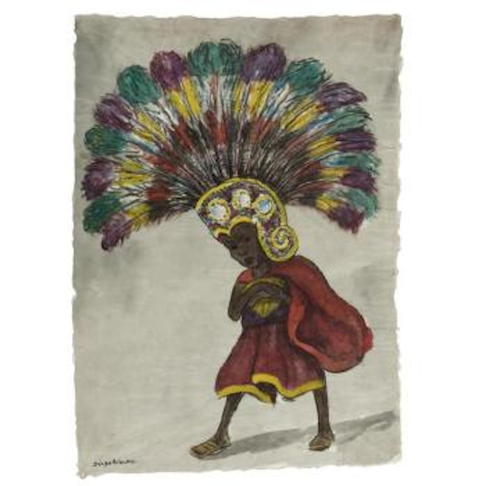 Danzante En Huejotzingo by Diego Rivera