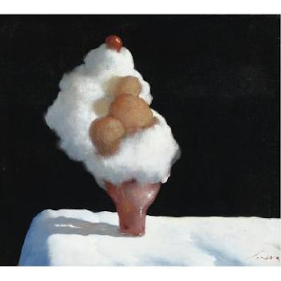 Three Scoops by Julio Larraz