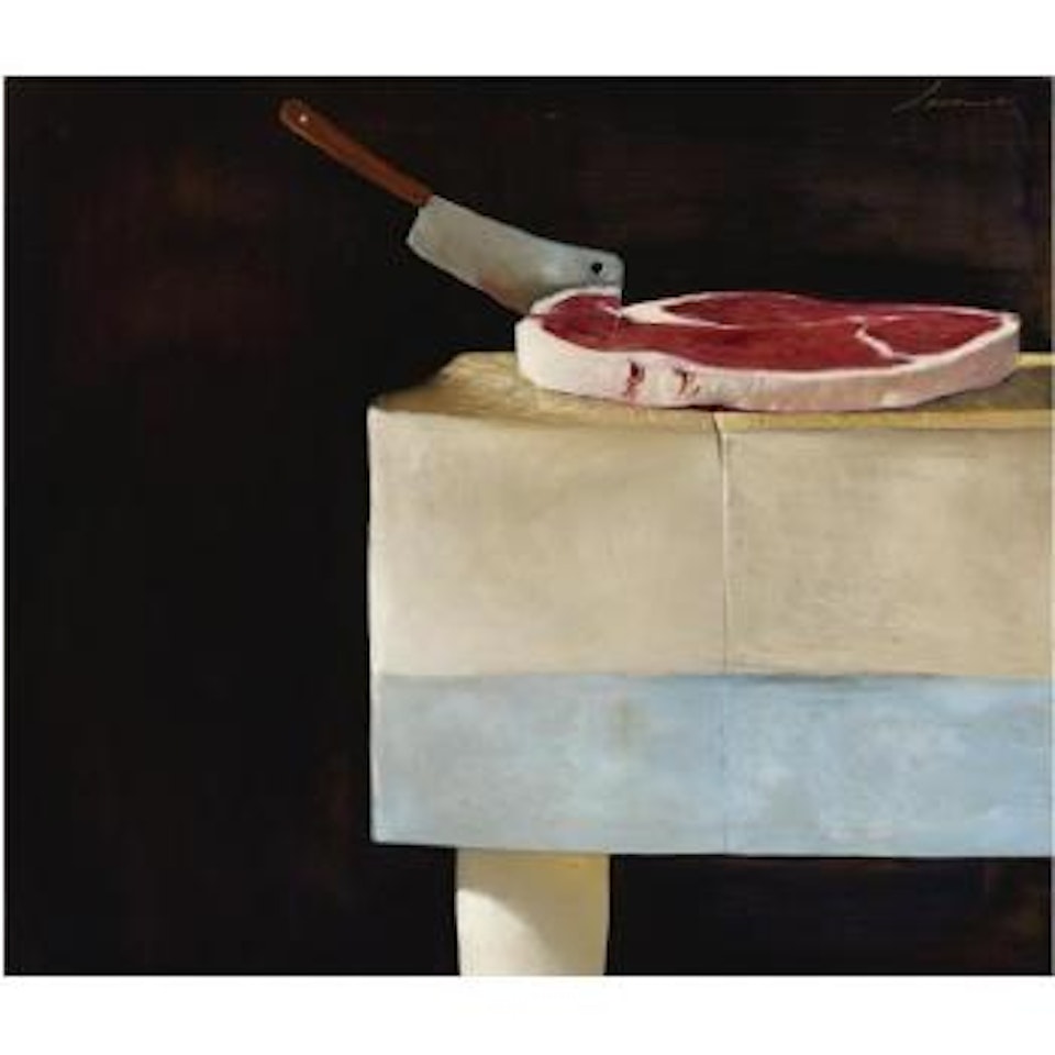 Steak by Julio Larraz