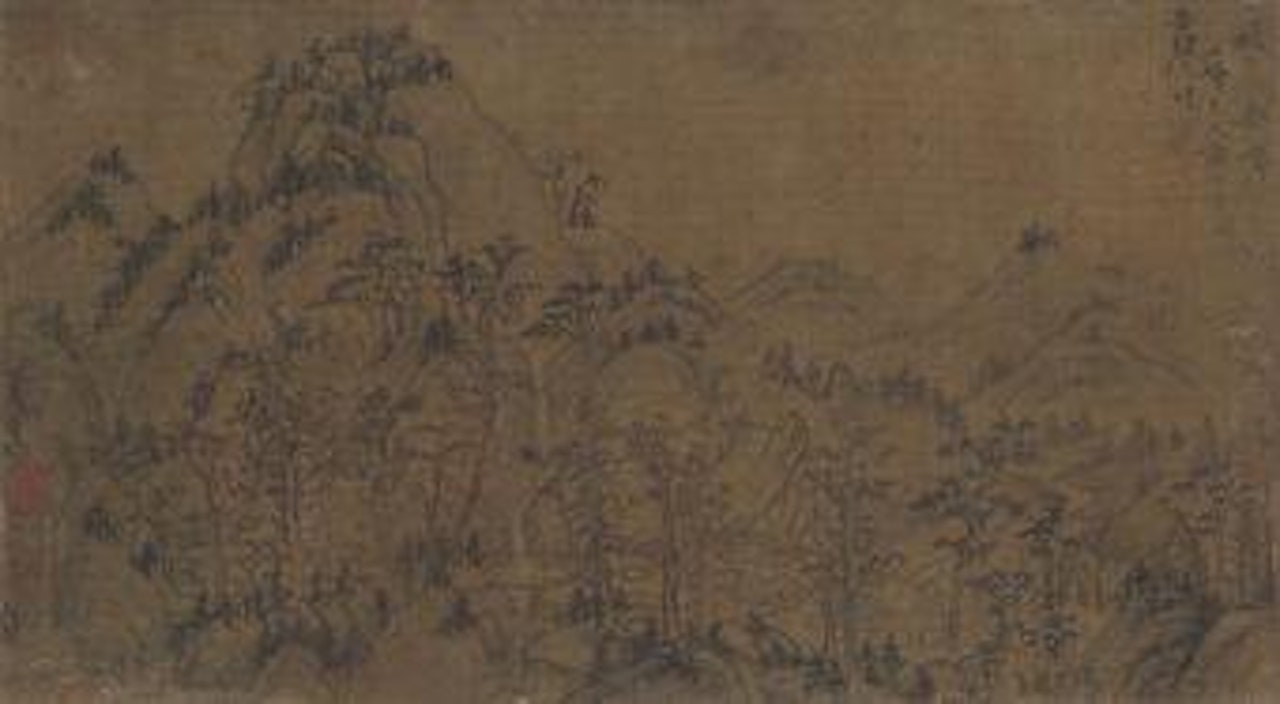 Autumn Cliffs by Huang Gongwang