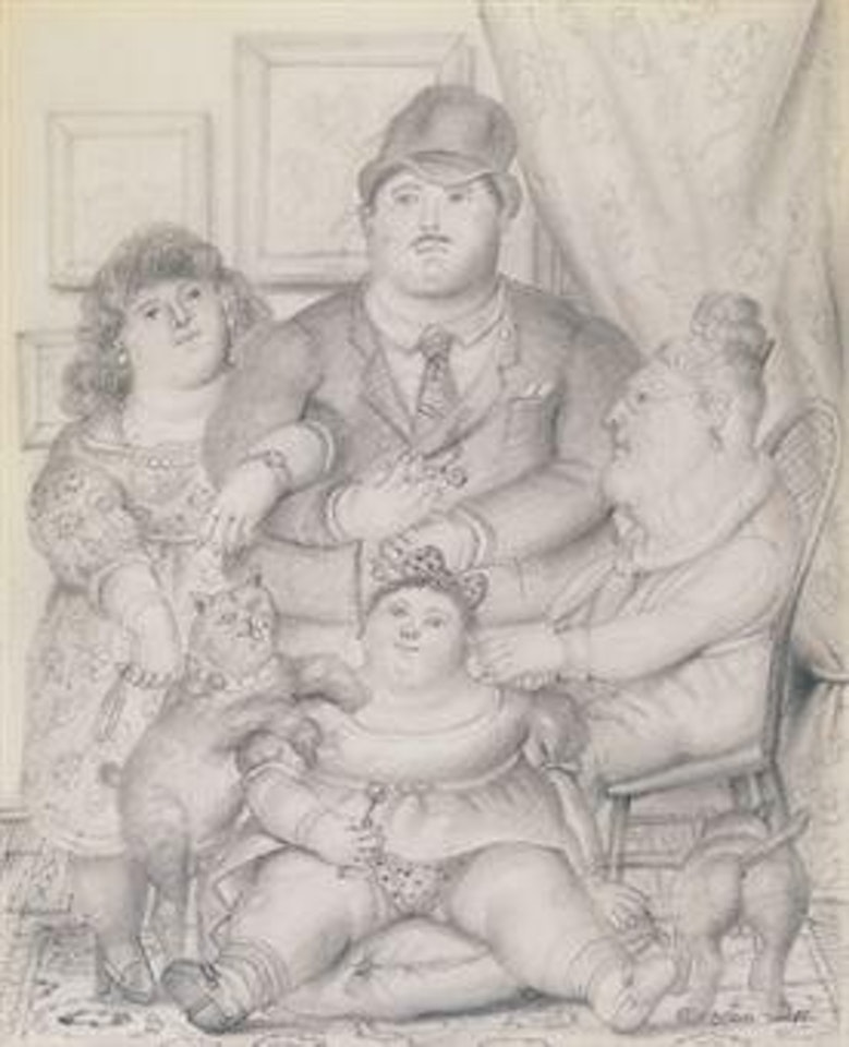 The Family by Fernando Botero
