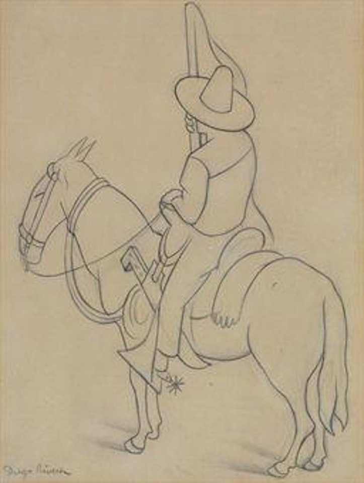 Untitled (Illustration for Mexican Folkways) by Diego Rivera