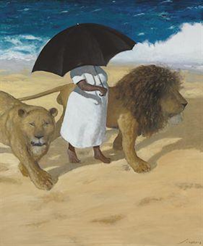 On the Shores of Casabianca by Julio Larraz