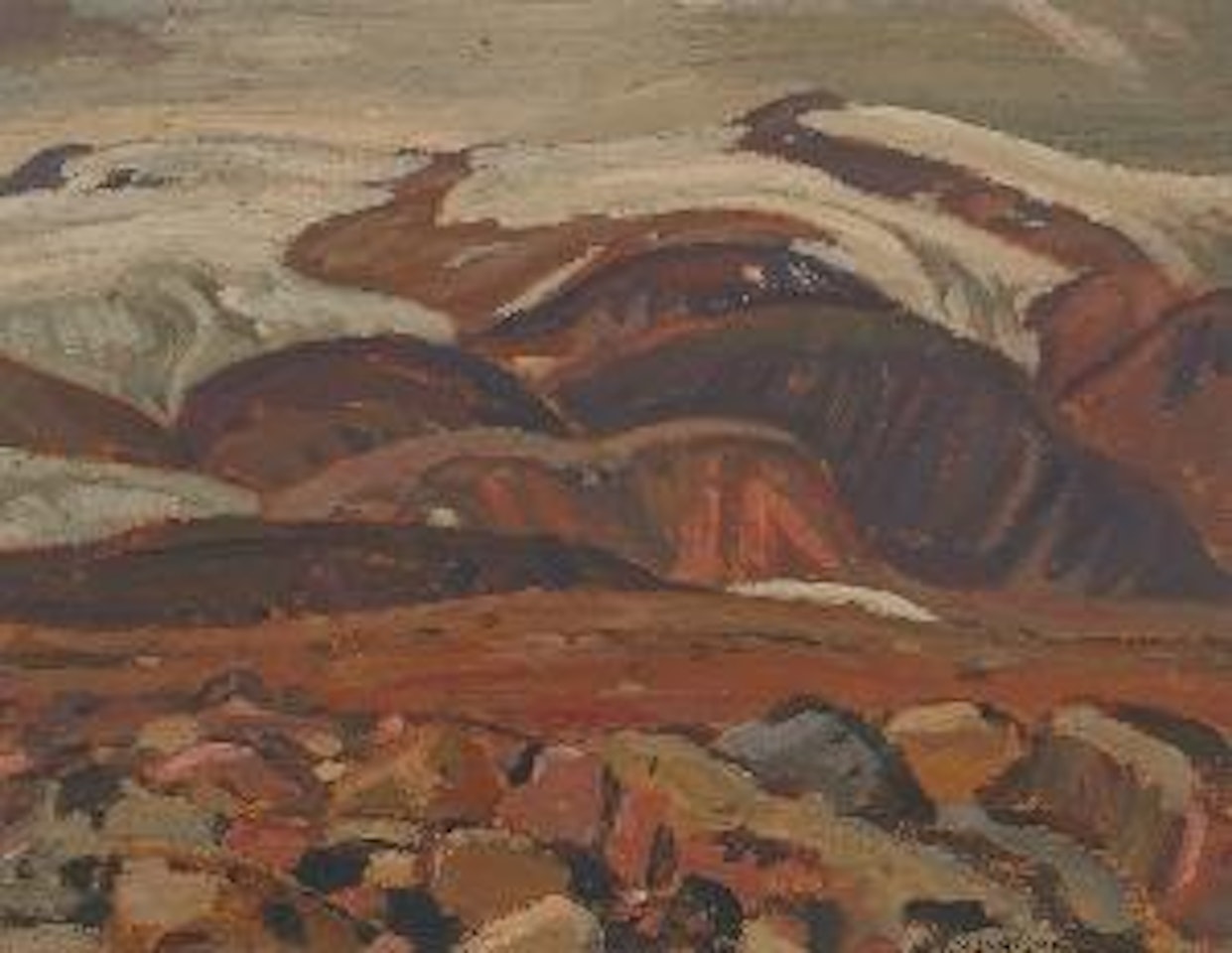 Pim Island, looking across to Ellesmere, Aug. by Alexander Young Jackson