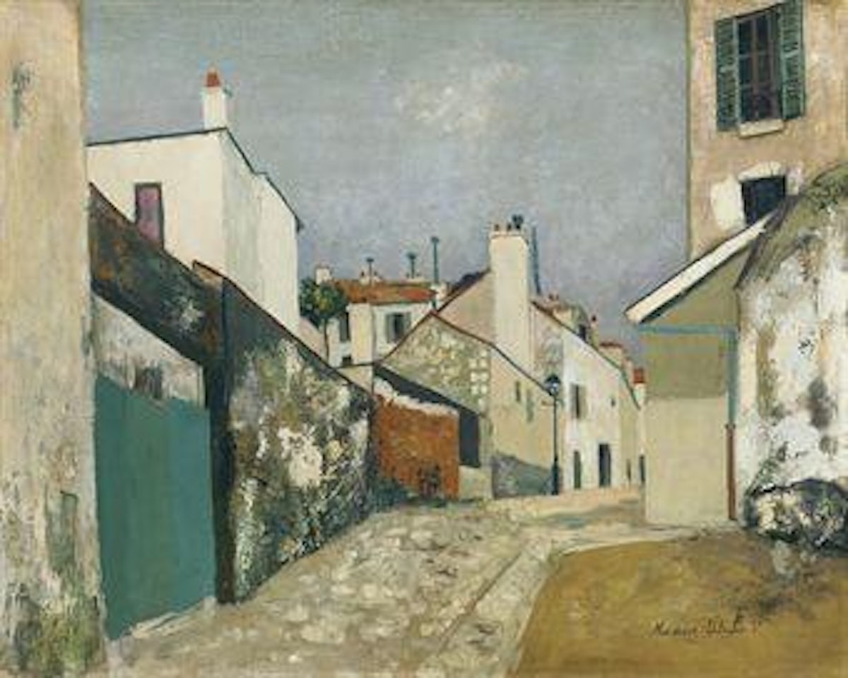 Impasse trainée by Maurice Utrillo