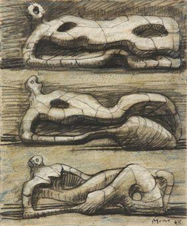 Reclining Figures by Henry Moore
