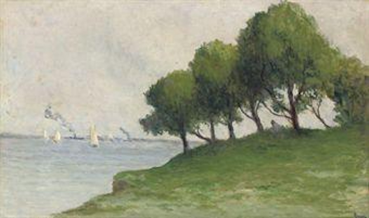 Le Boqueteau à Kermouster by Maximilien Luce