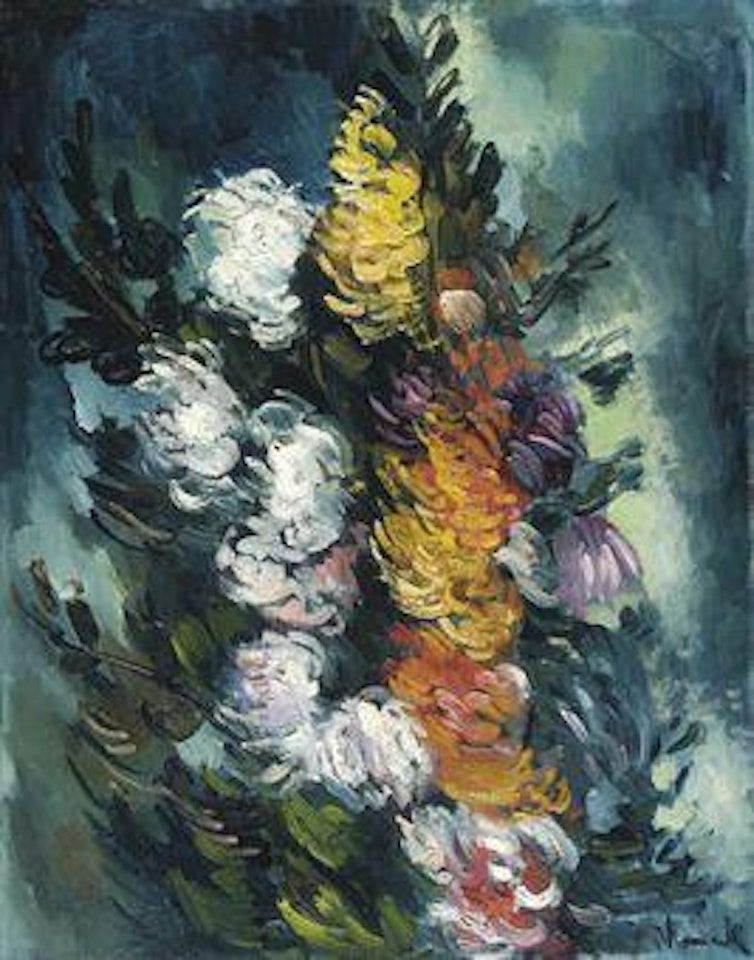 Jetée de chrysanthèmes by Maurice de Vlaminck