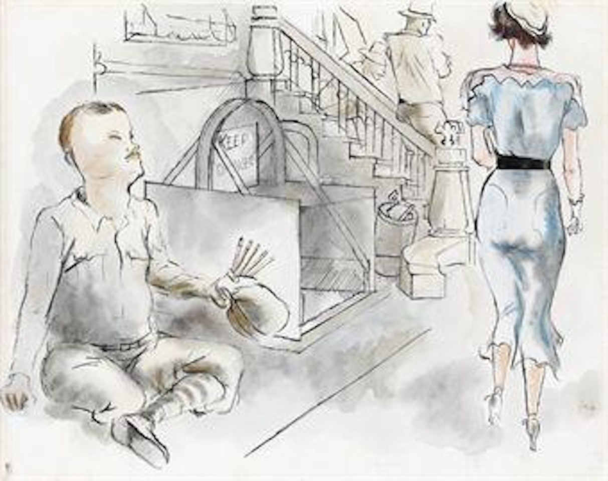 Bettler by George Grosz