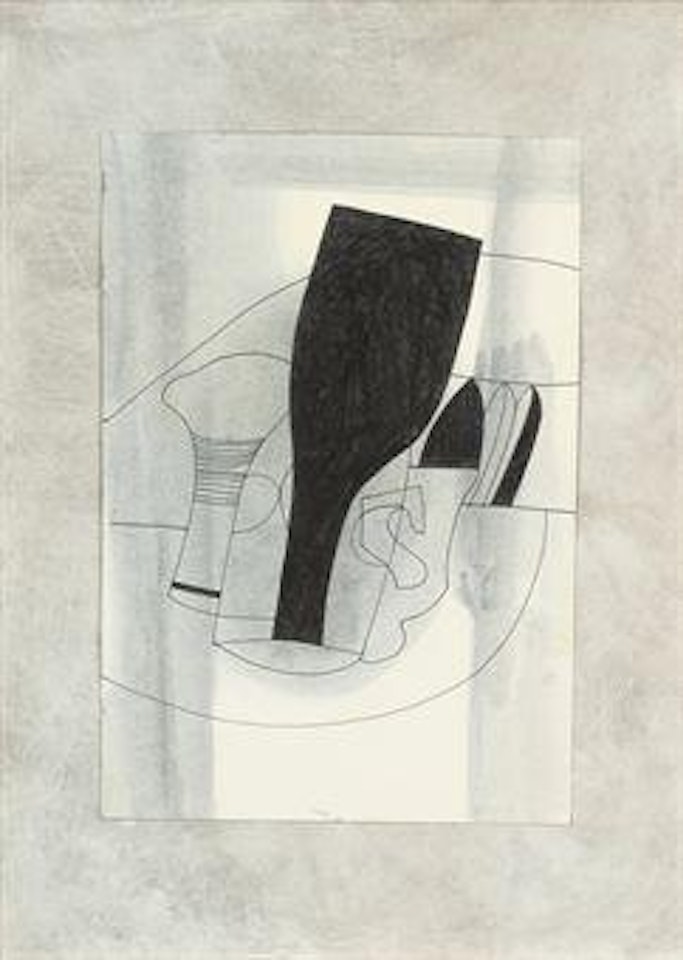 Black bottle by Ben Nicholson, O.M.