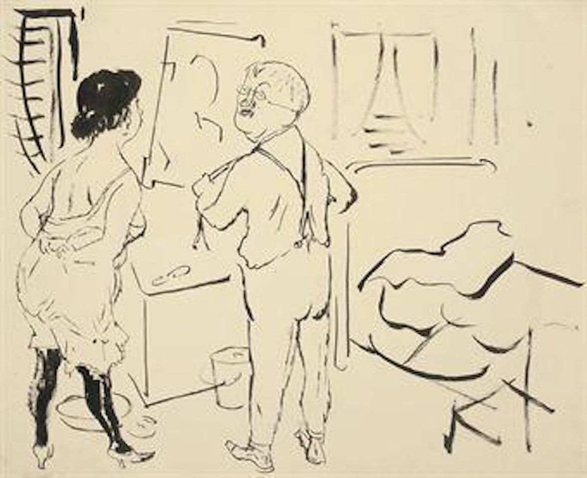 Beim Ankleiden by George Grosz