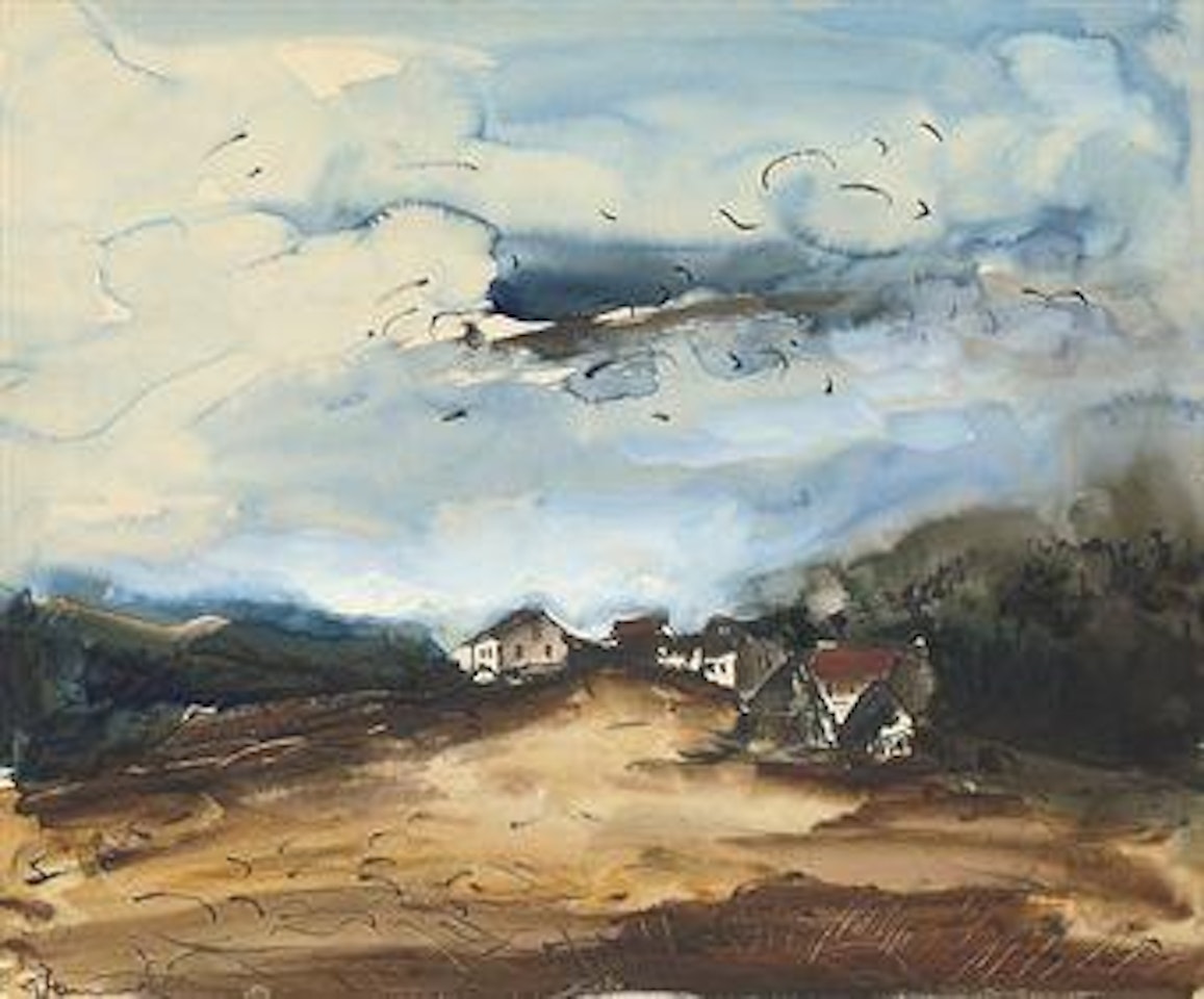 Le village by Maurice de Vlaminck