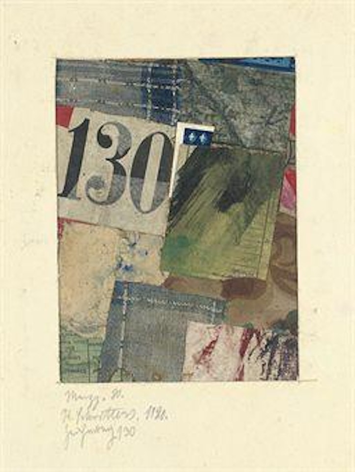 Merzz 80 Zeichnung 130 by Kurt Schwitters