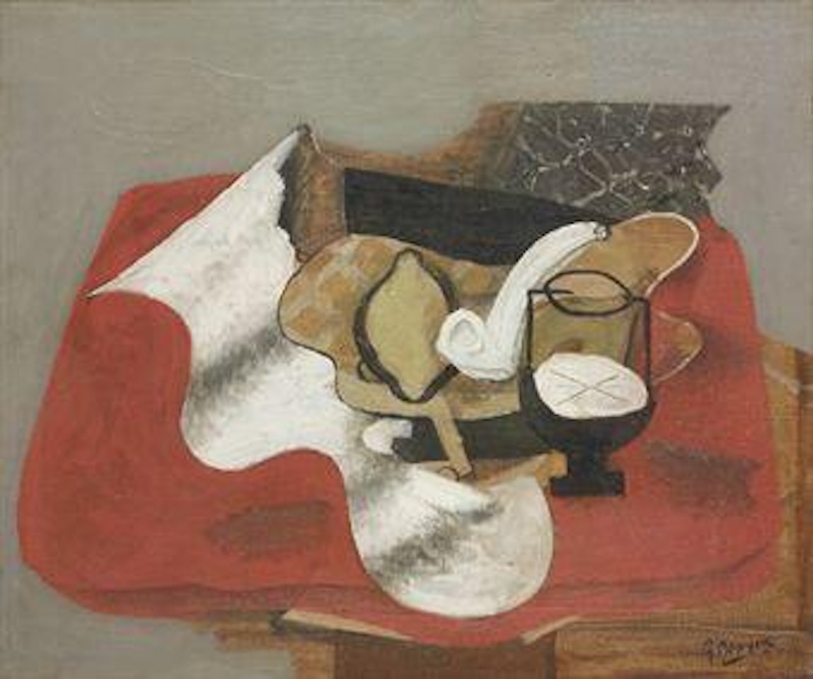 Le tapis rouge by Georges Braque