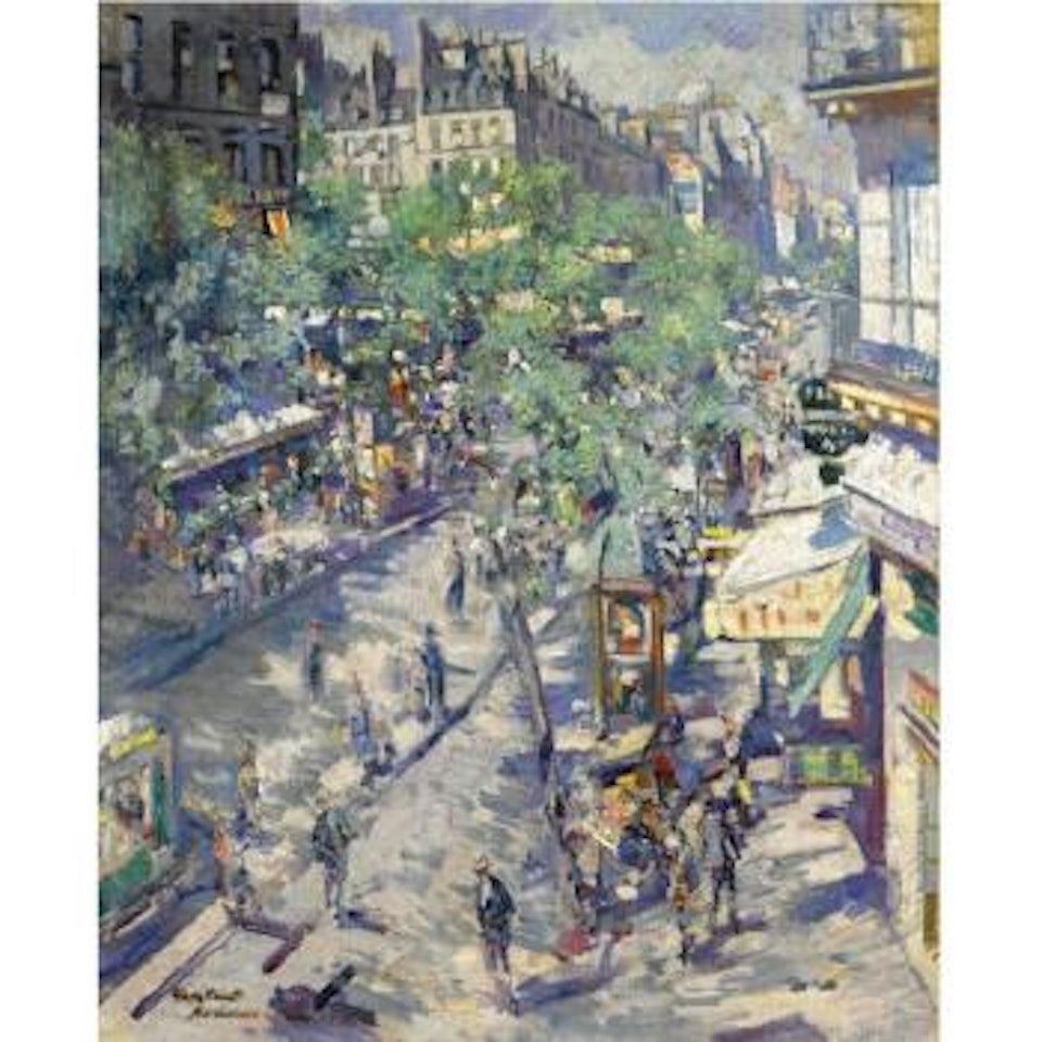 Boulevard De Sébastopol by Konstantin Alekseevich Korovin
