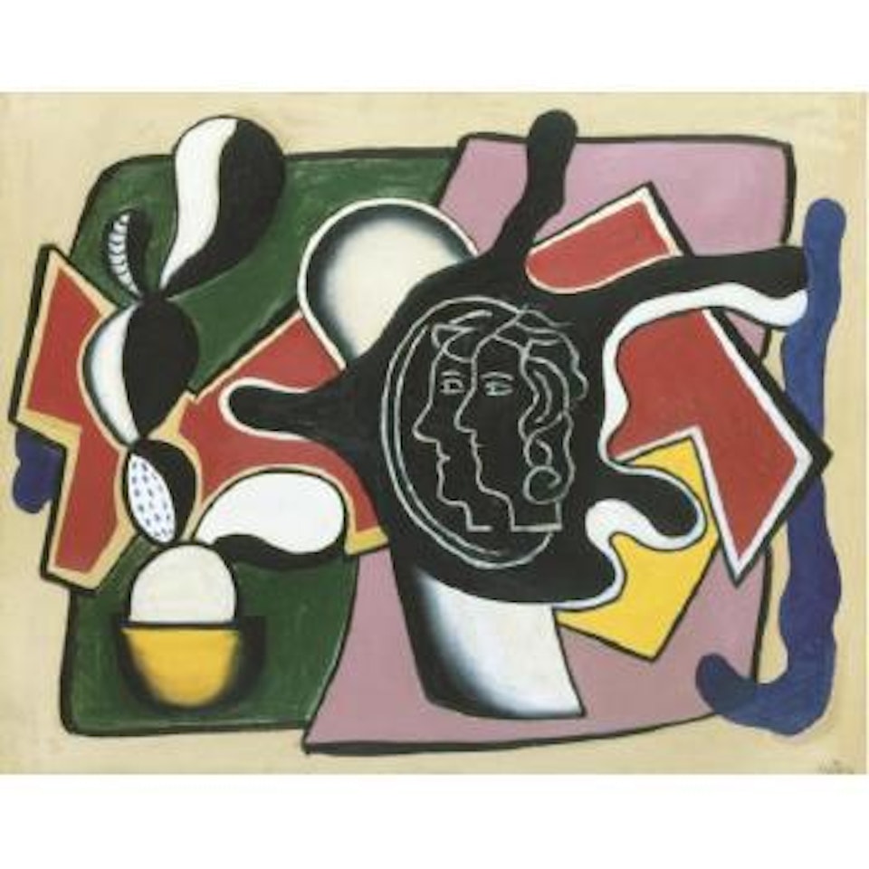 Composition Aux Deux Profils (Le Camée) by Fernand Leger