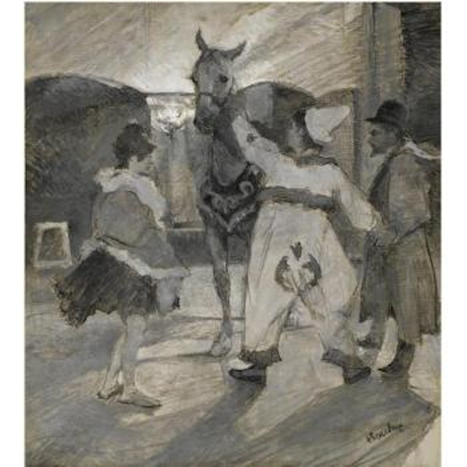 Au Cirque: Dans Les Coulisses by Henri de Toulouse-Lautrec