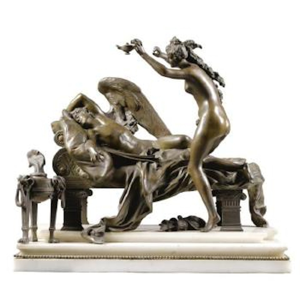 Amor And Psyche by Albert-Ernest Carrier-Belleuse